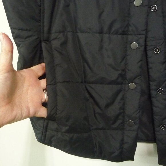 EILEEN FISHER SIZE LARGE QUILTED VEST BLACK - Picture 5 of 6
